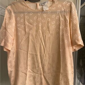 Celine Light Peach Blouse